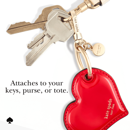 kate spade new york Heart Charm AirTag Keychain