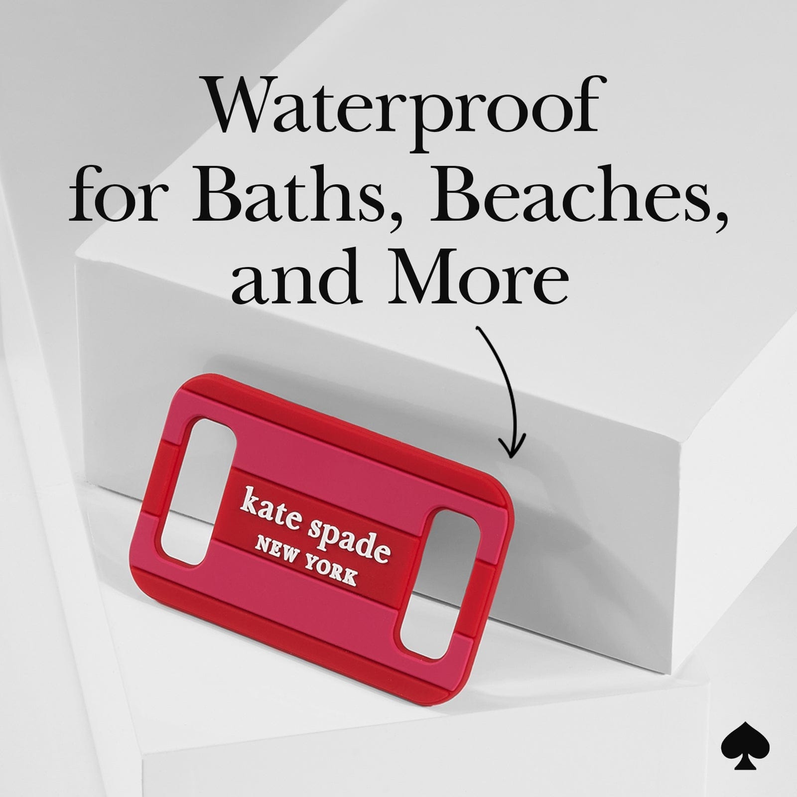 kate spade new york Seaside Strip Dog Collar AirTag Case