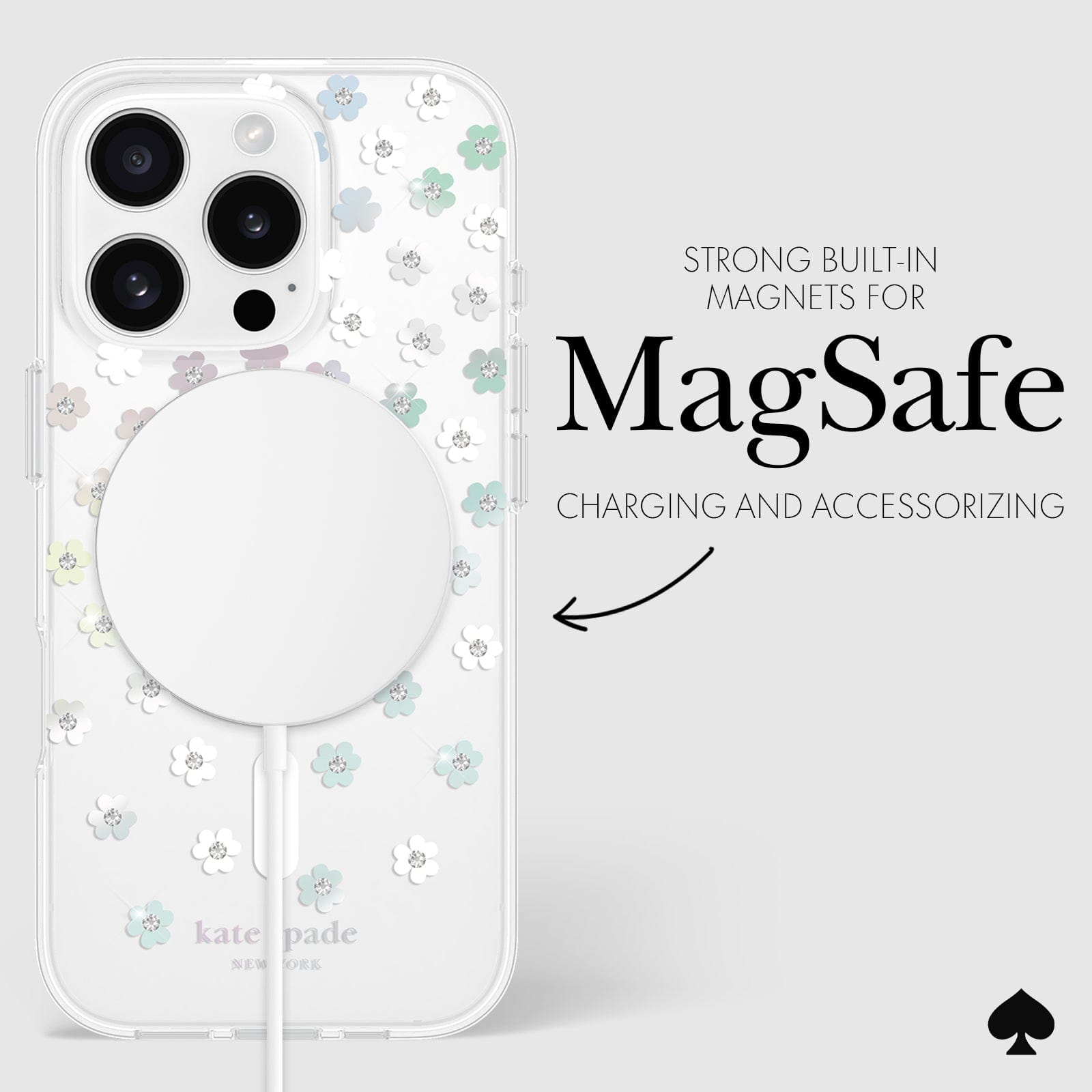 kate spade new york Scattered Flowers MagSafe - iPhone 16 Pro