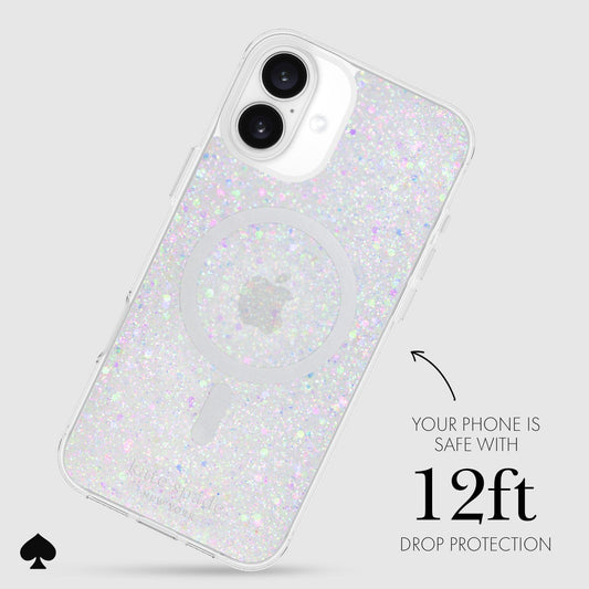 kate spade new york Chunky Glitter MagSafe - iPhone 16 Plus