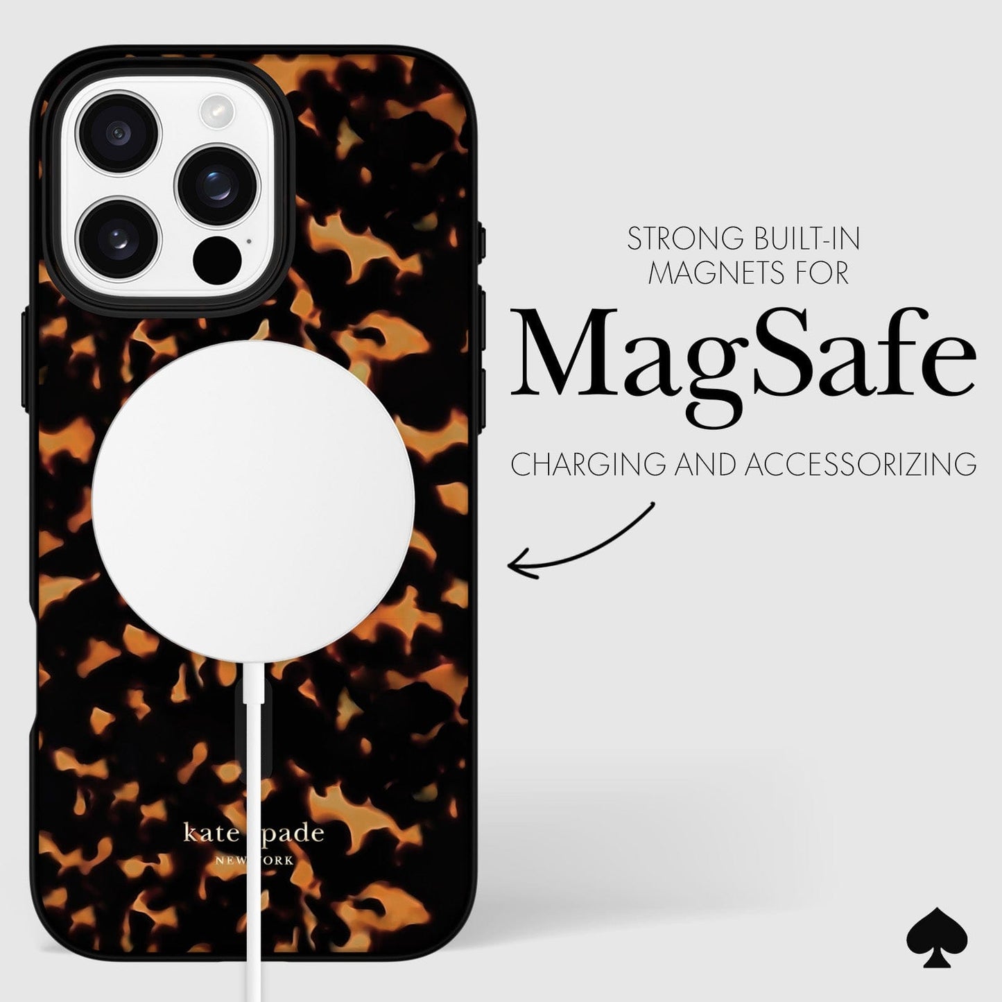 kate spade new york Tortoiseshell MagSafe - iPhone 16 Pro Max