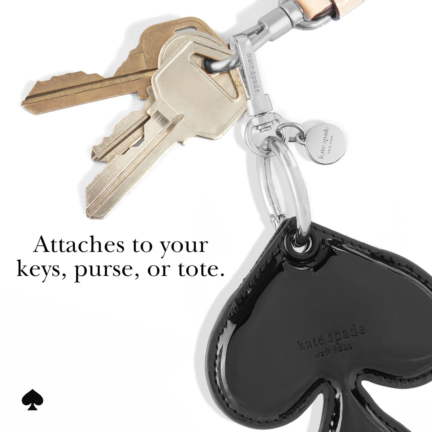 kate spade new york Spade Charm AirTag Keychain