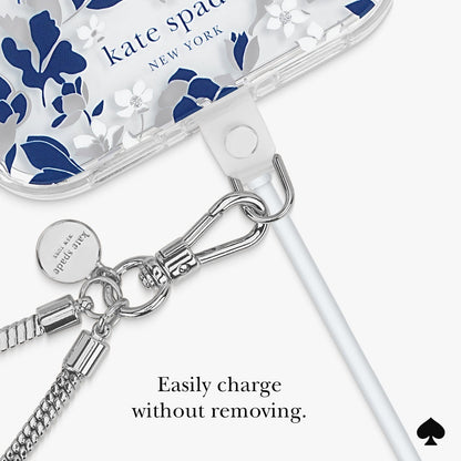 kate spade new york Heart of Silver Phone Charm