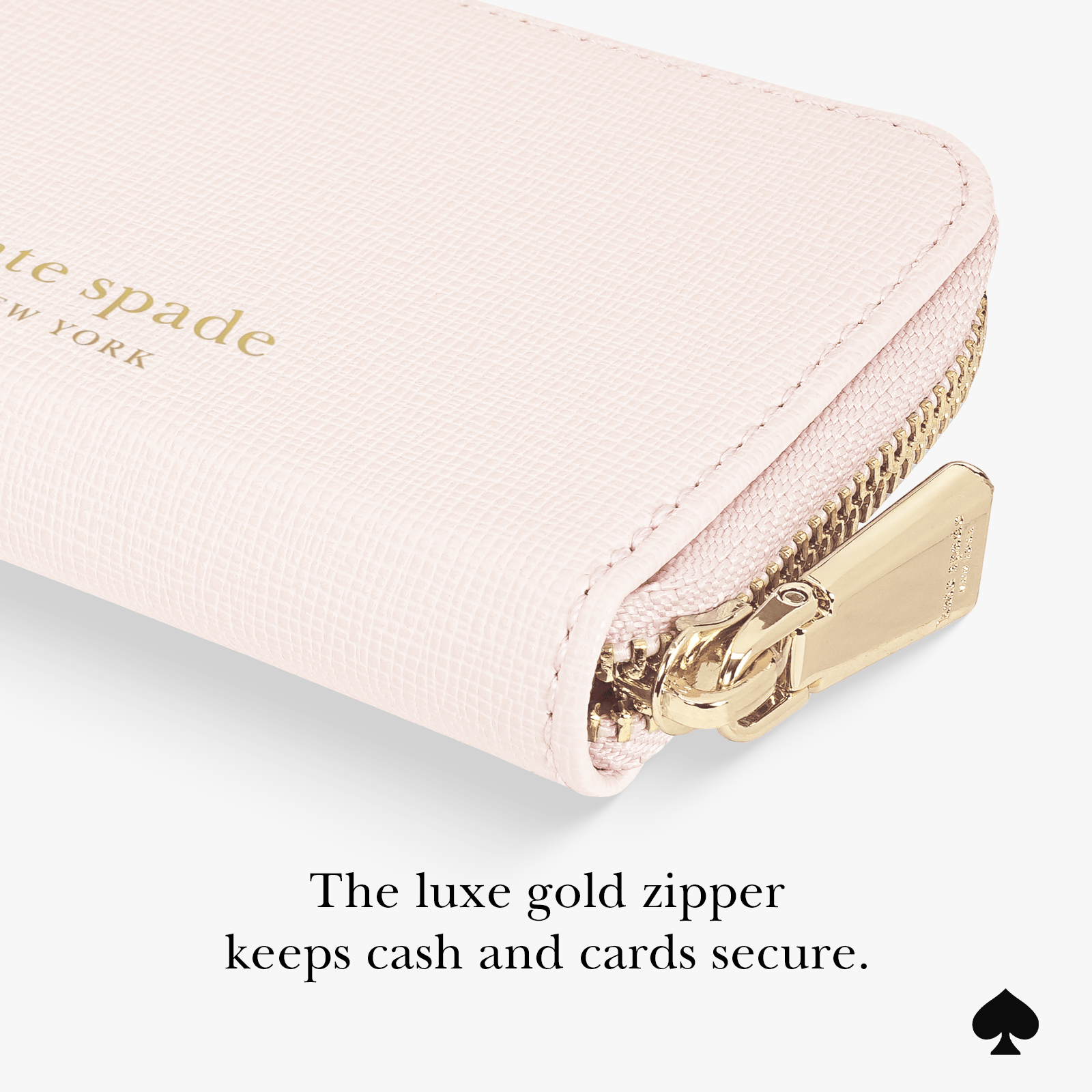 kate spade new york Chalk Pink Devin Zip MagSafe Wallet