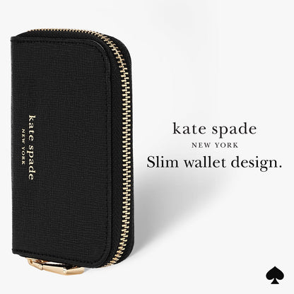 kate spade new york Midnight Black Devin Zip MagSafe Wallet