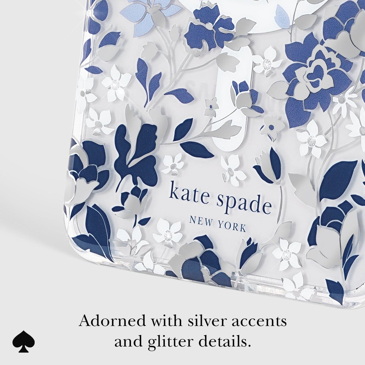 kate spade new york Flowerbed Blue with Magnet - Galaxy S26