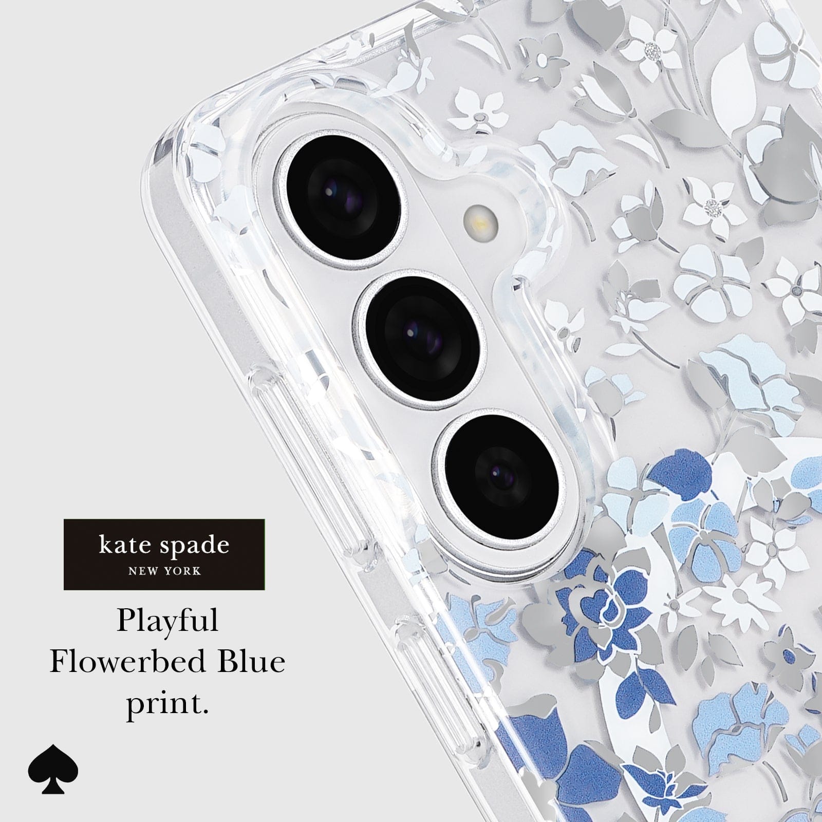kate spade new york Flowerbed Blue with Magnet - Galaxy S26