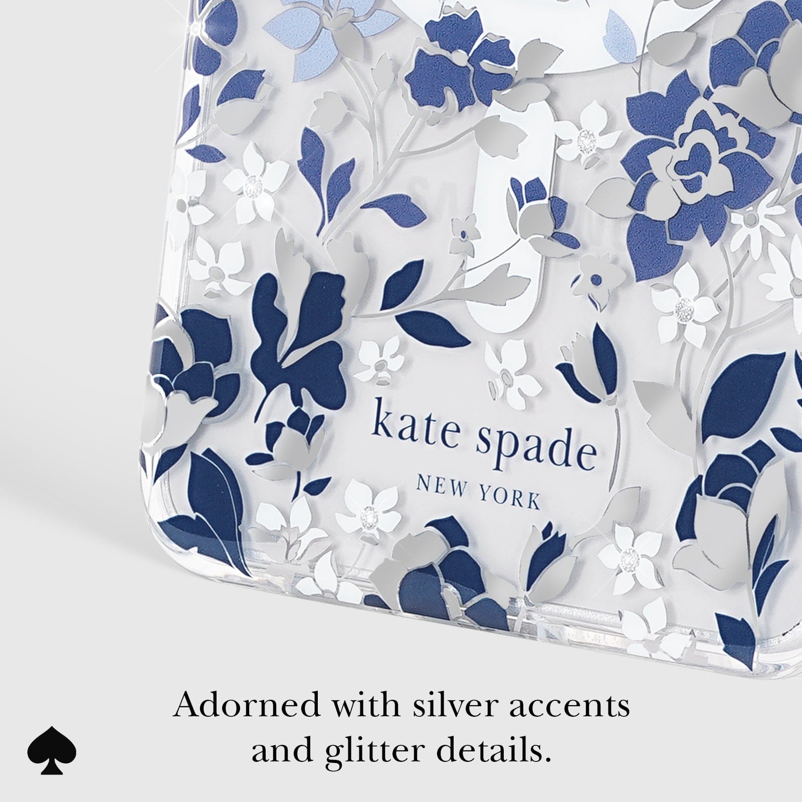 kate spade new york Flowerbed Blue with Magnet - Galaxy S26+