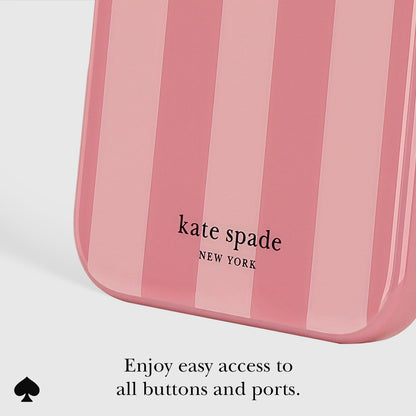 kate spade new york Stripe Rose Coral MagSafe - iPhone 17