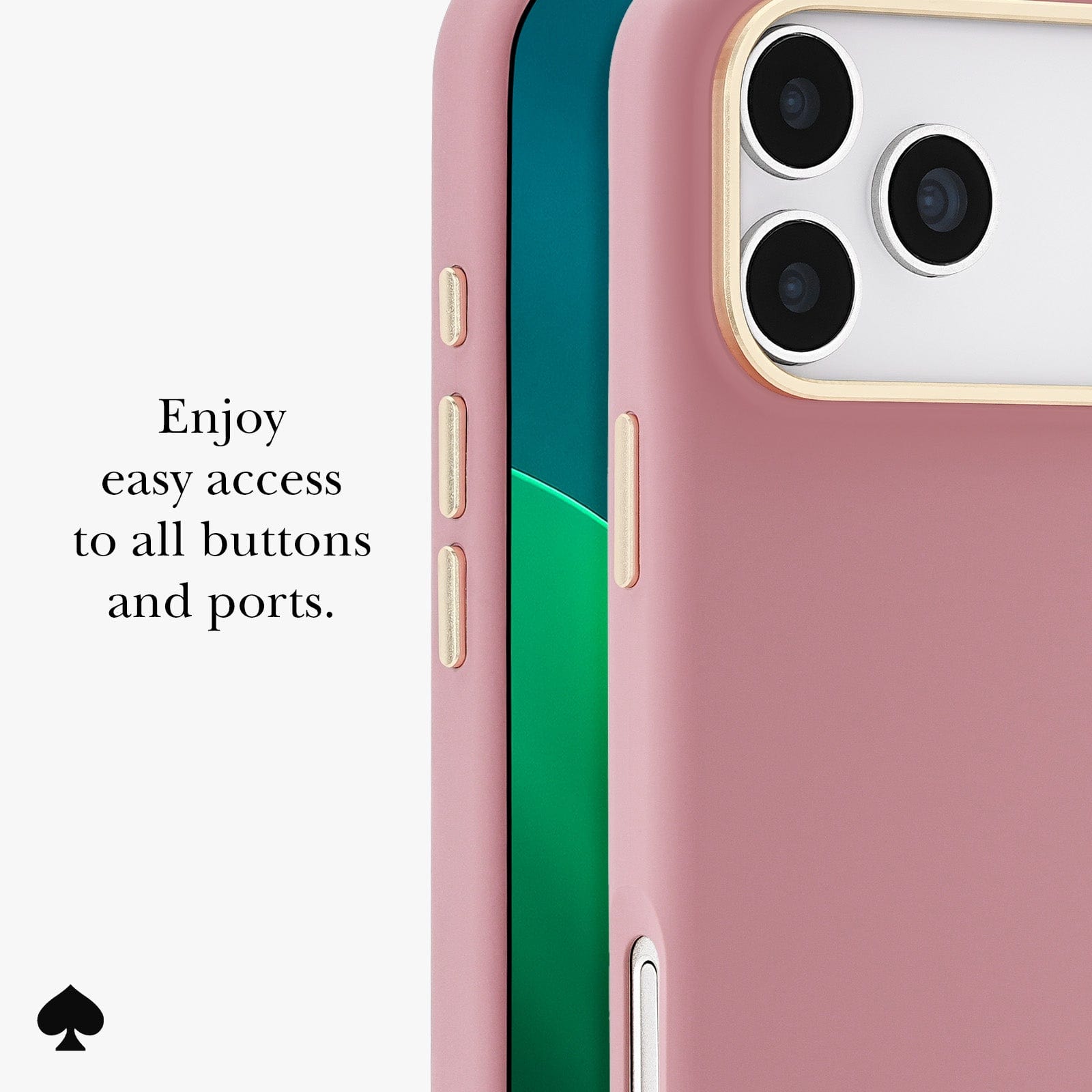 kate spade new york Icon Dusk Rose MagSafe - iPhone 17 Pro Max
