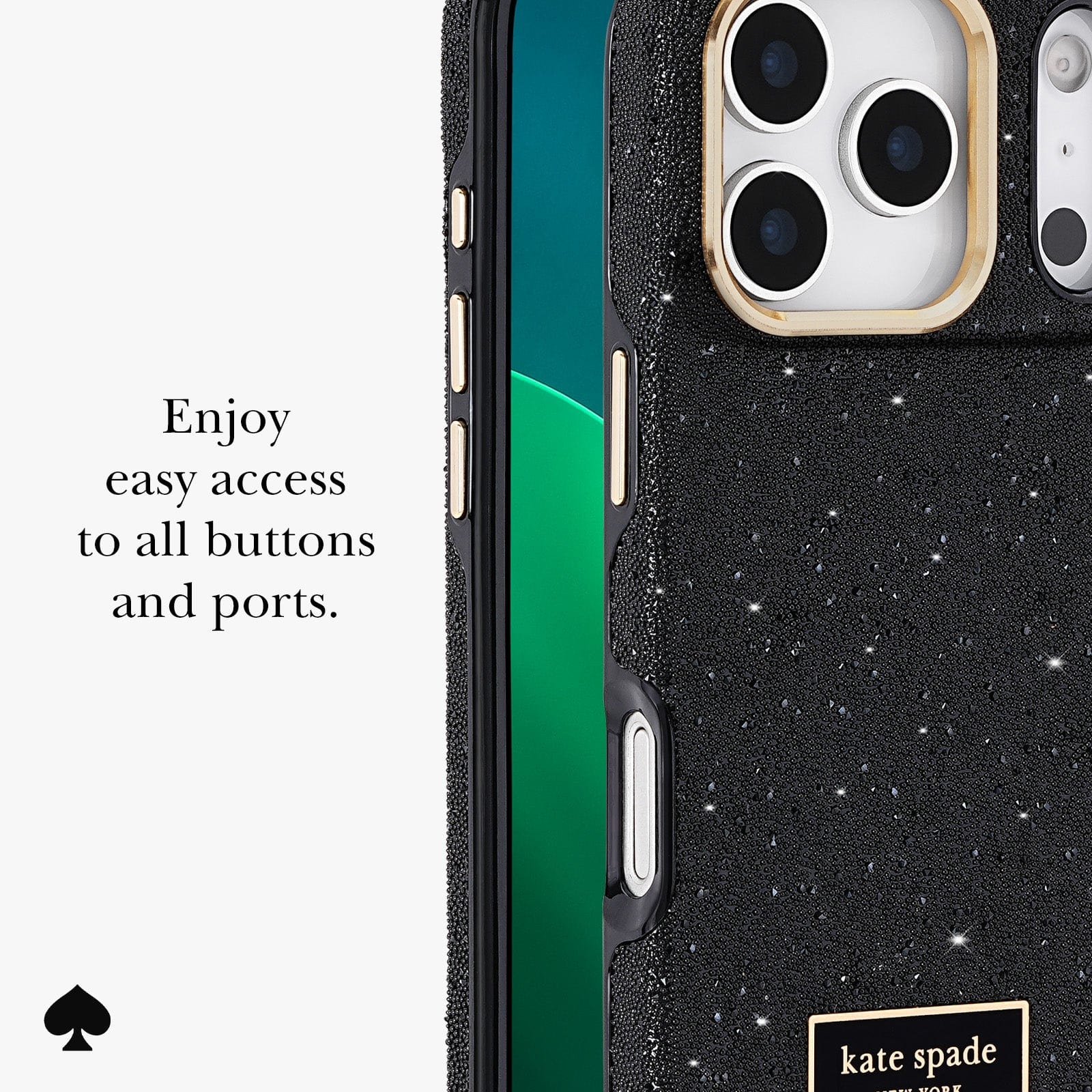 kate spade new york Crystal Pavé MagSafe - iPhone 17 Pro