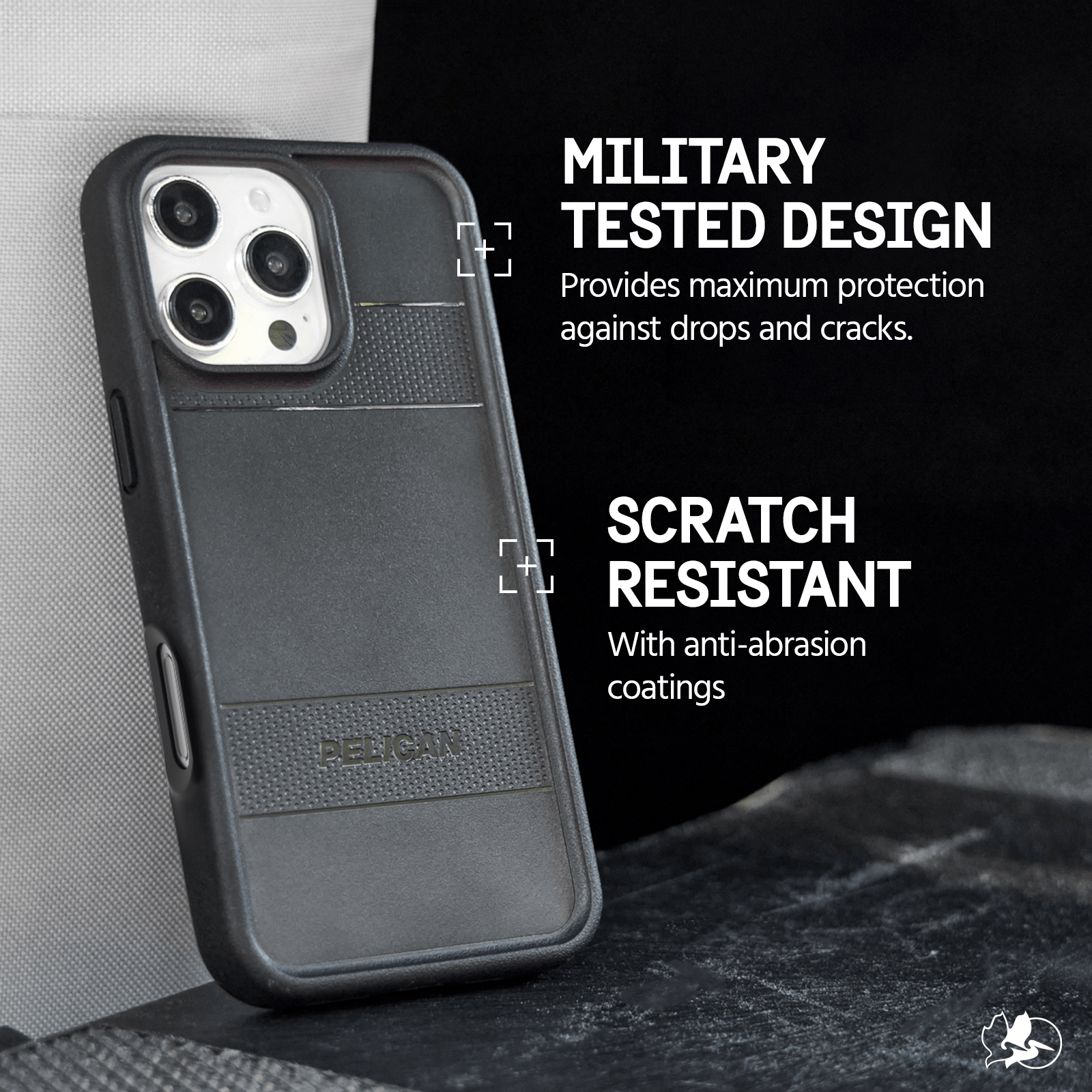 Pelican Protector Black MagSafe - iPhone 16 Pro