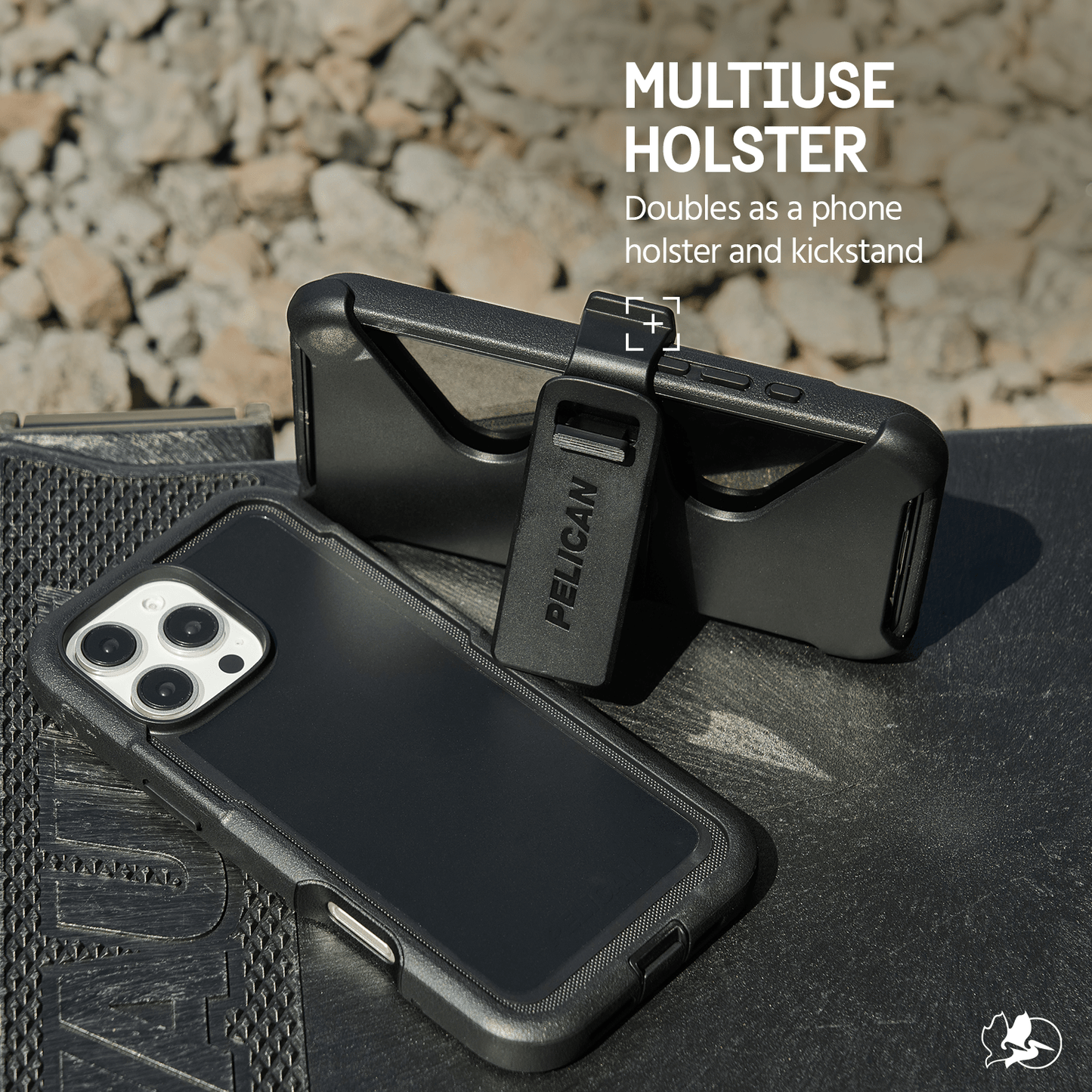 Pelican Voyager Black MagSafe - iPhone 16 Pro