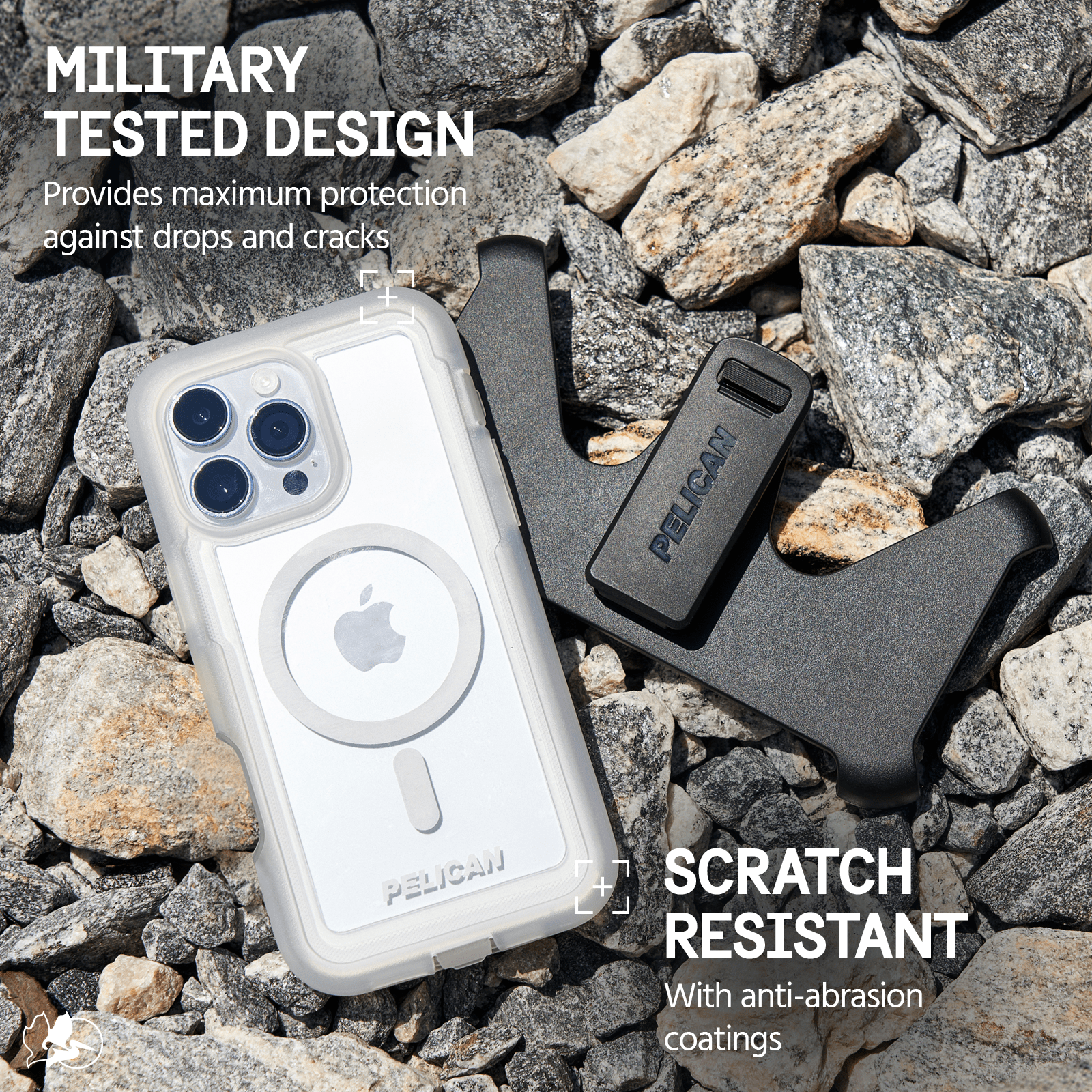 Pelican Voyager Clear MagSafe - iPhone 16 Pro