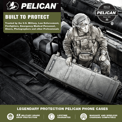 Pelican Voyager Black with Holster and Magnet - Galaxy S26 Ultra