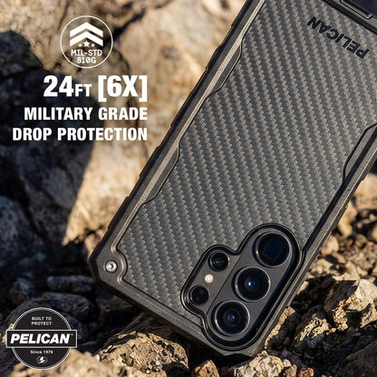 Pelican Shield Carbon with Holster and Magnet - Galaxy S26 Ultra
