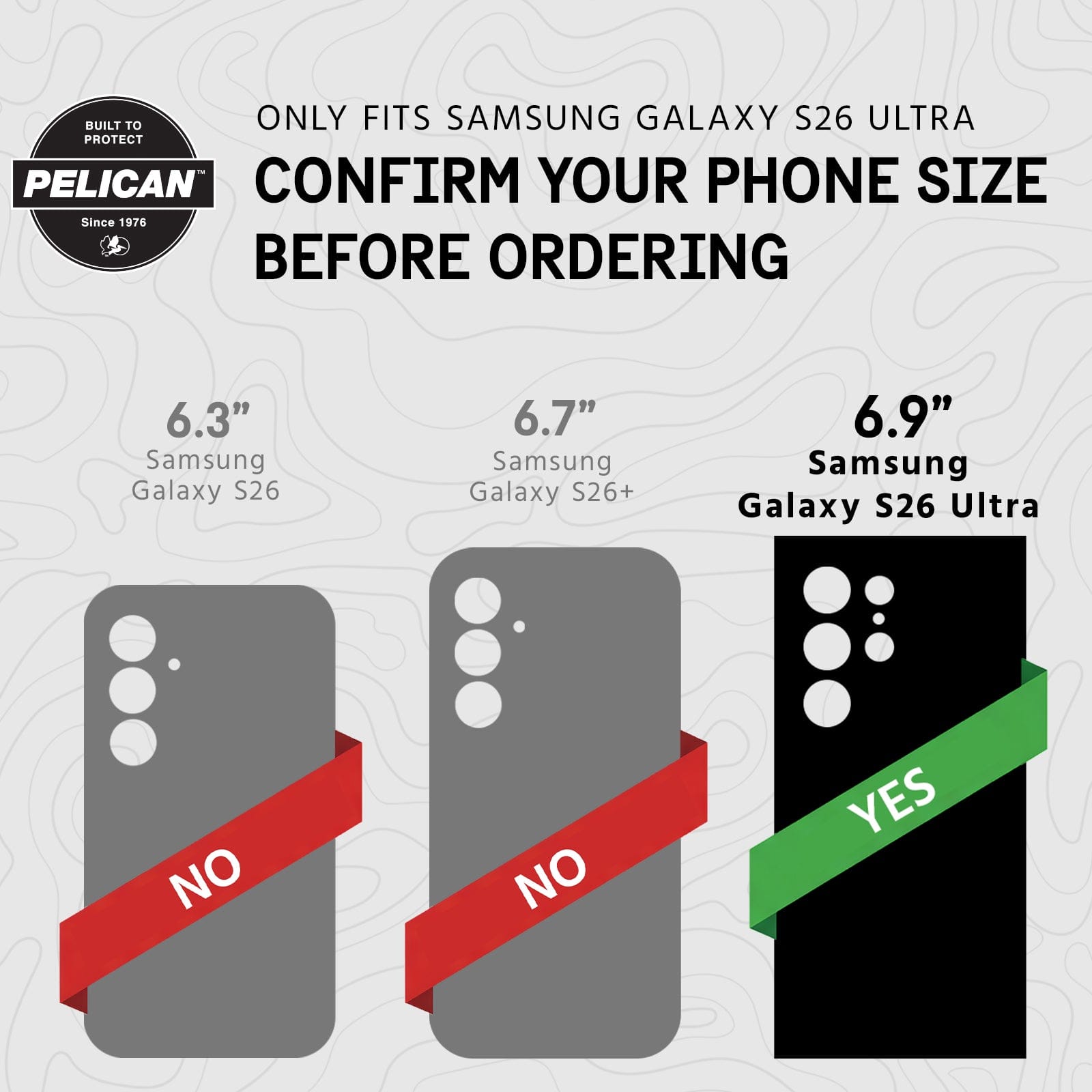 Pelican Protector Black with Magnet - Galaxy S26 Ultra
