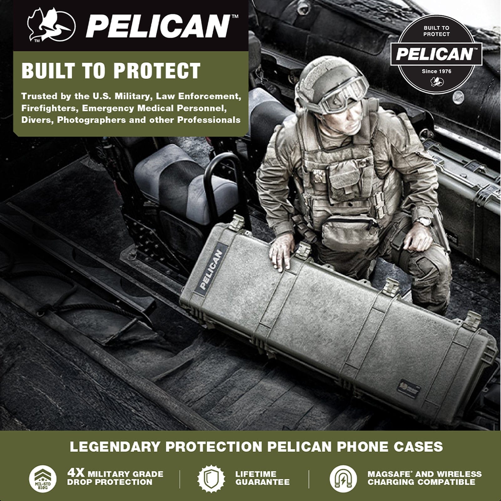 Pelican Protector Black with Magnet - Galaxy S26 Ultra