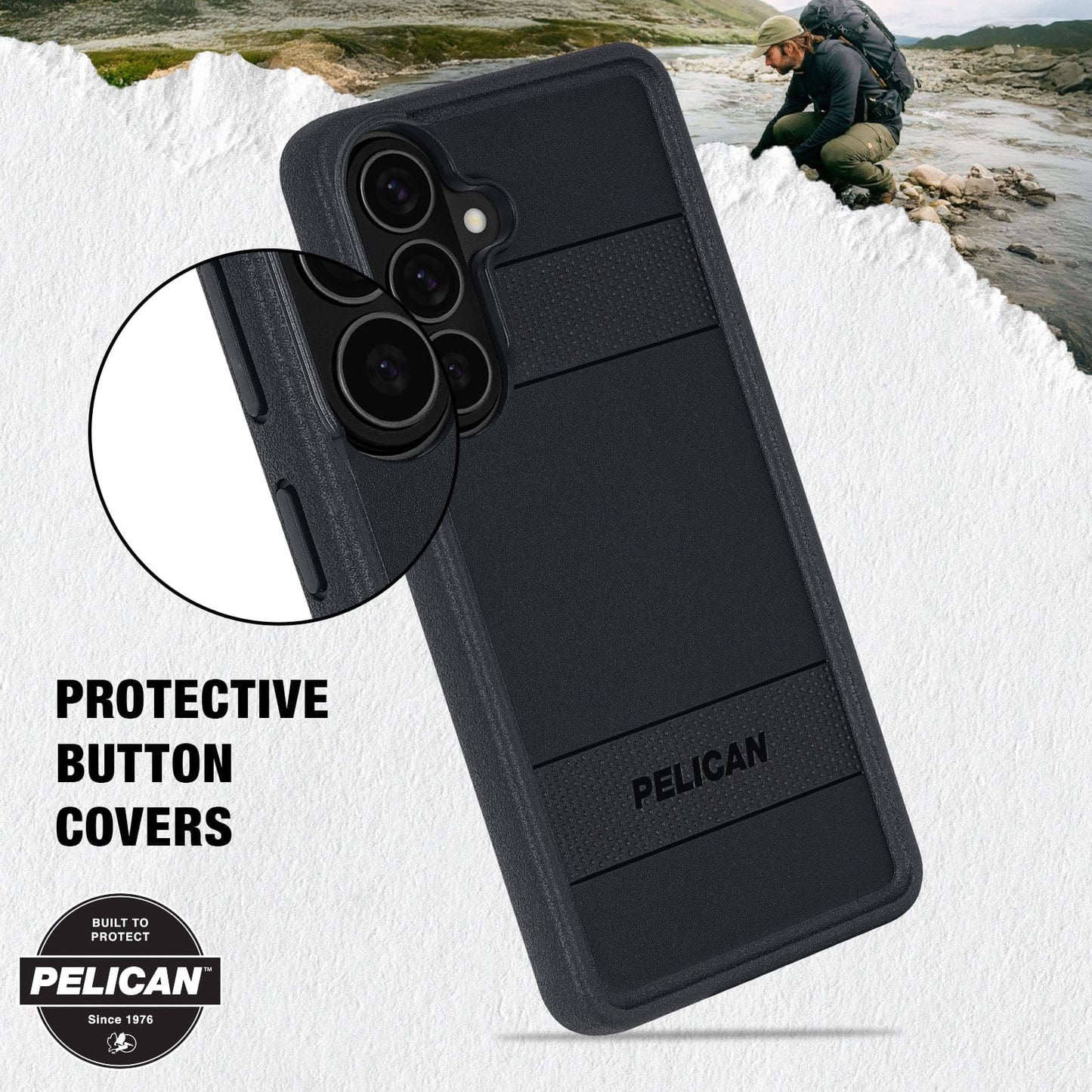 Pelican Protector Black with Magnet - Galaxy S26+