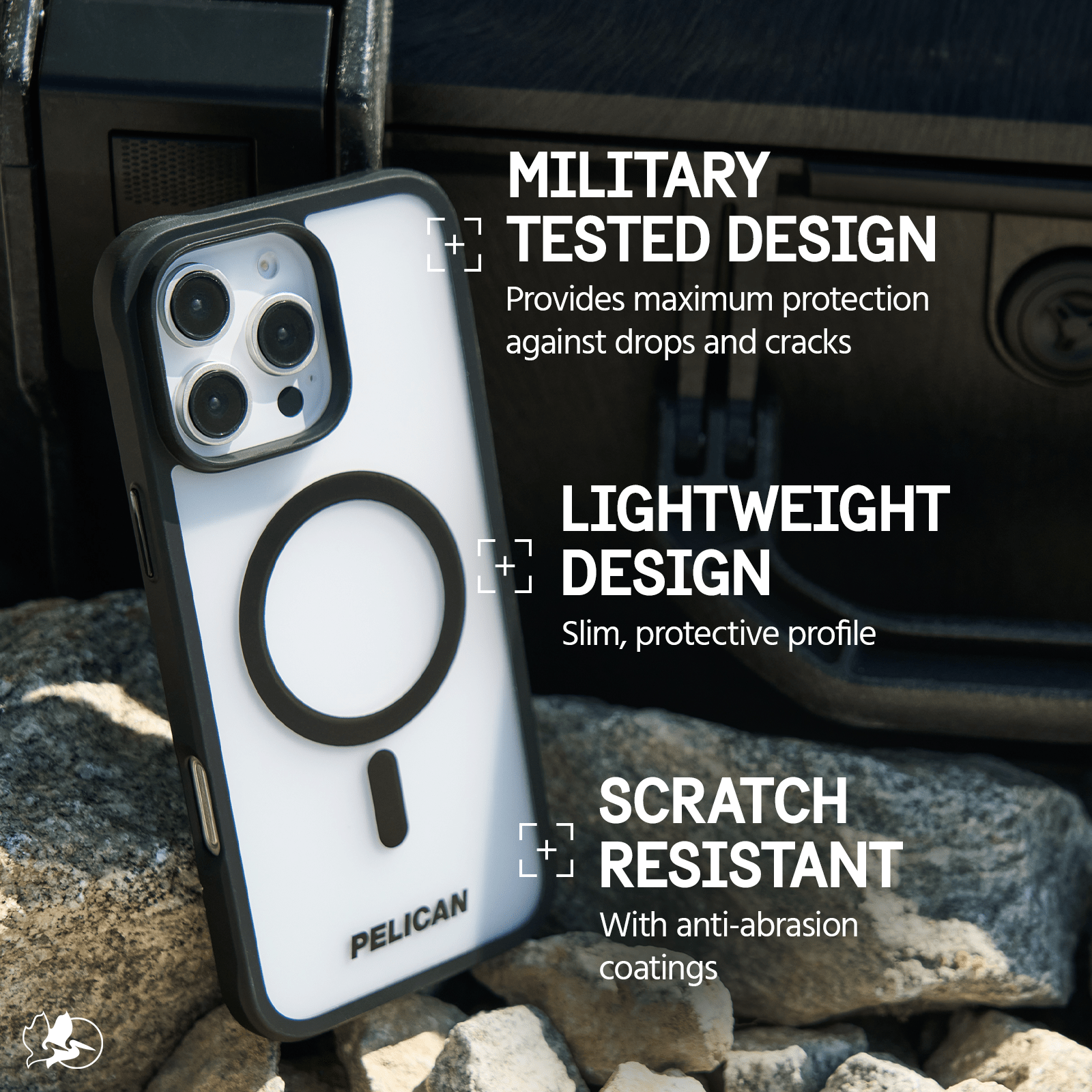 Pelican Ranger Frosted Clear MagSafe - iPhone 16 Pro Max