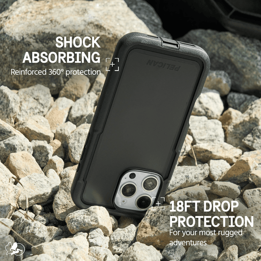 Pelican Voyager Black MagSafe - iPhone 16 Pro Max