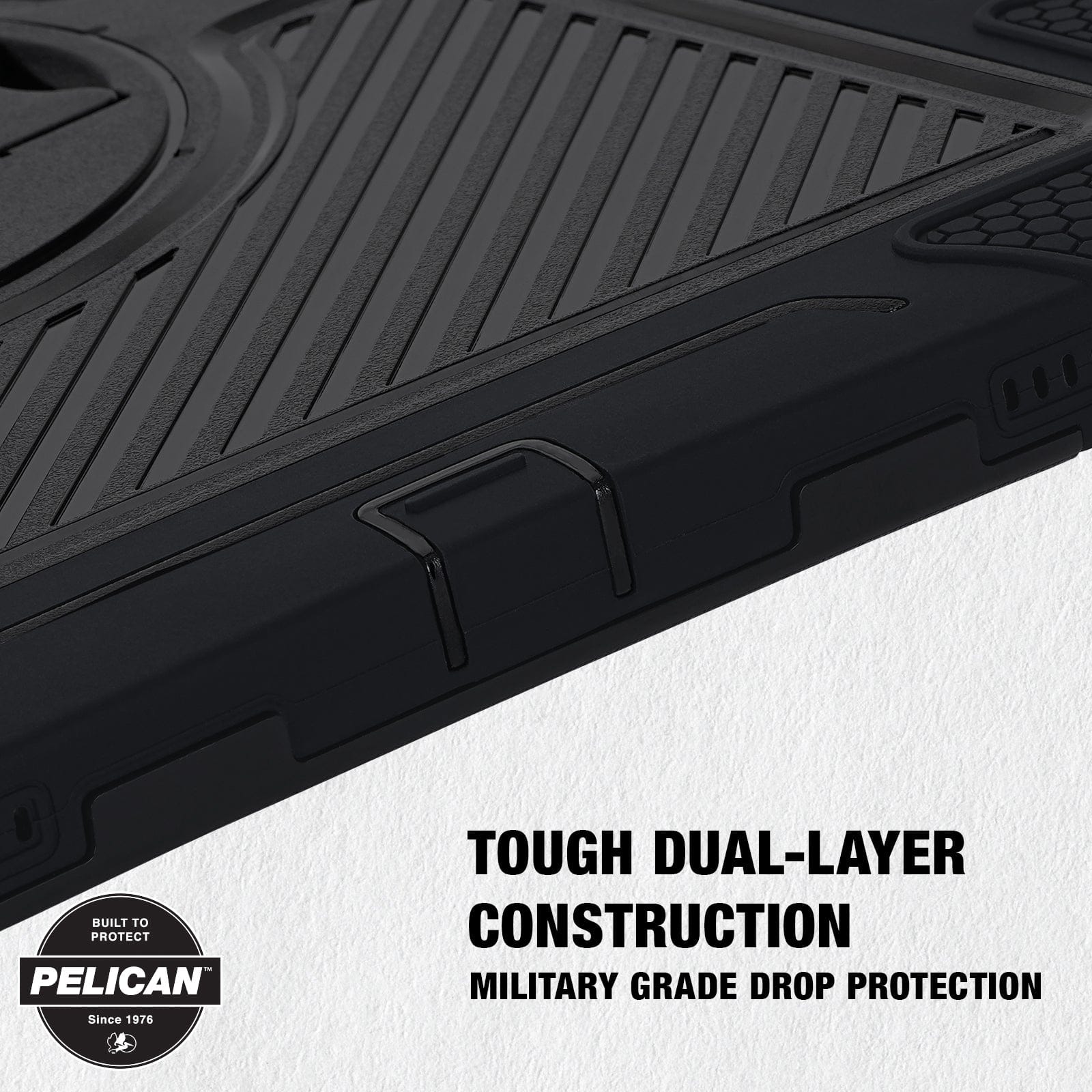 Pelican Voyager Black with Stand  - iPad Pro 11" (M5/M4)