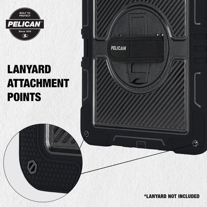 Pelican Voyager Black with Stand  - iPad Pro 13" (M5/M4)