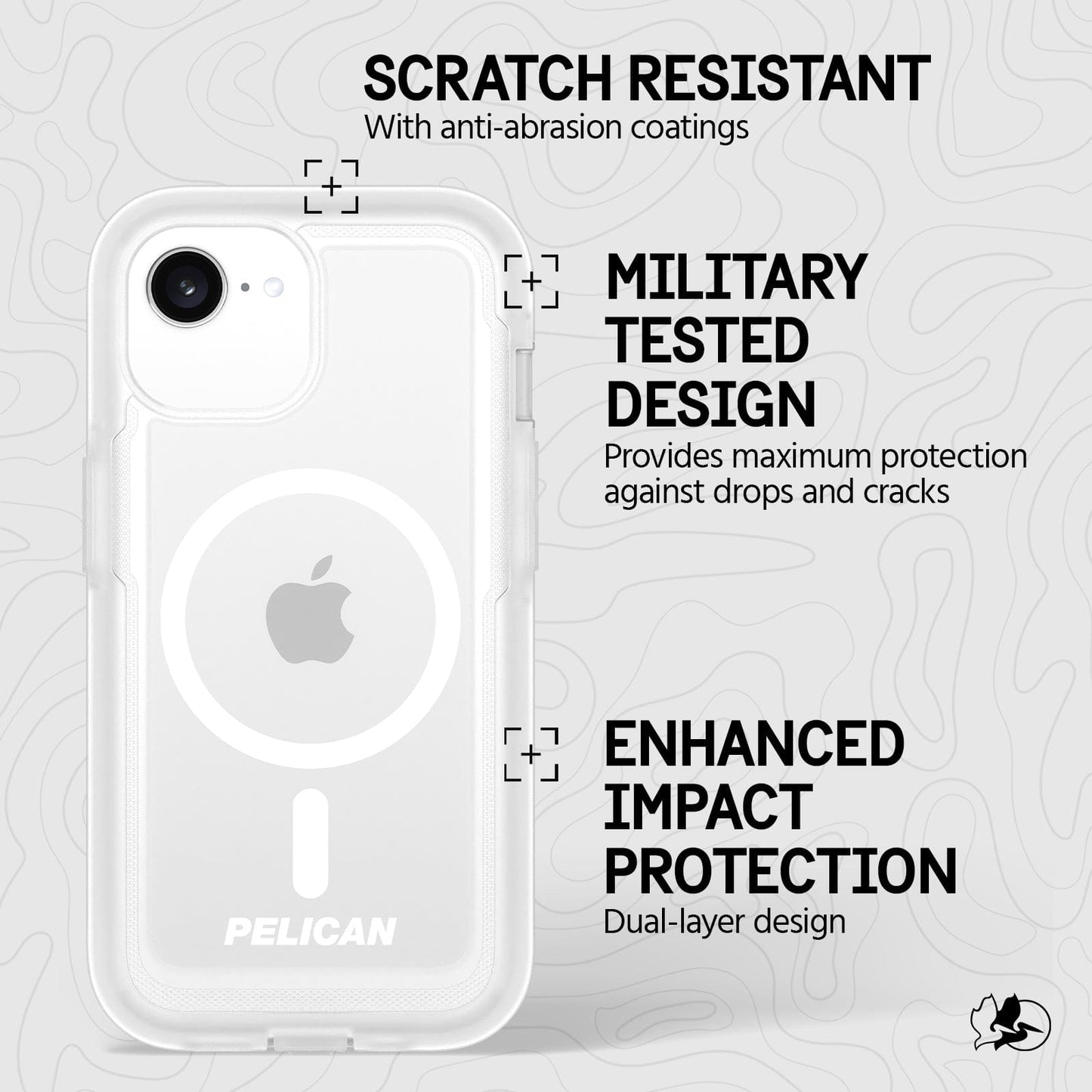 Pelican Voyager MagSafe (Clear) - iPhone 17e/ 16e