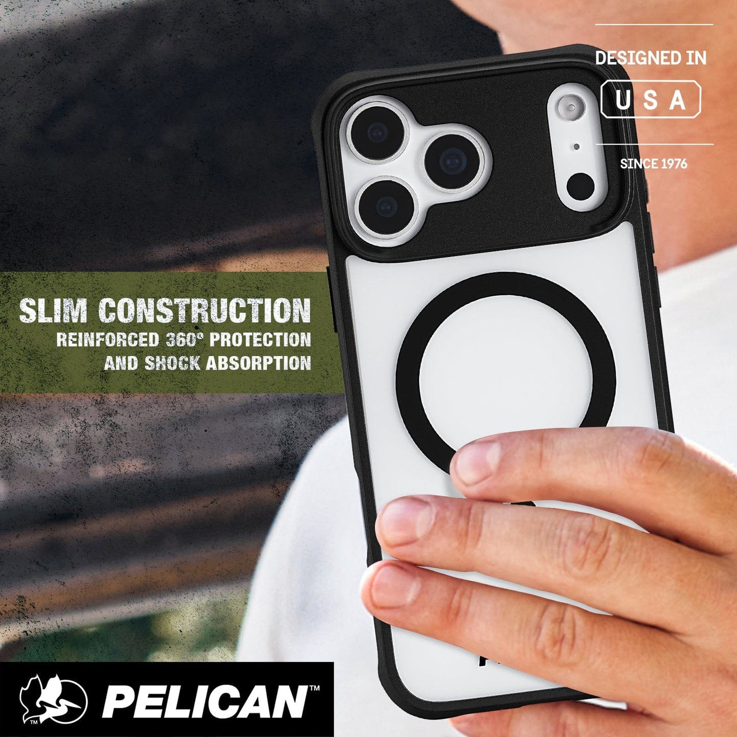 Pelican Ranger Frosted Clear MagSafe - iPhone 17 Pro Max