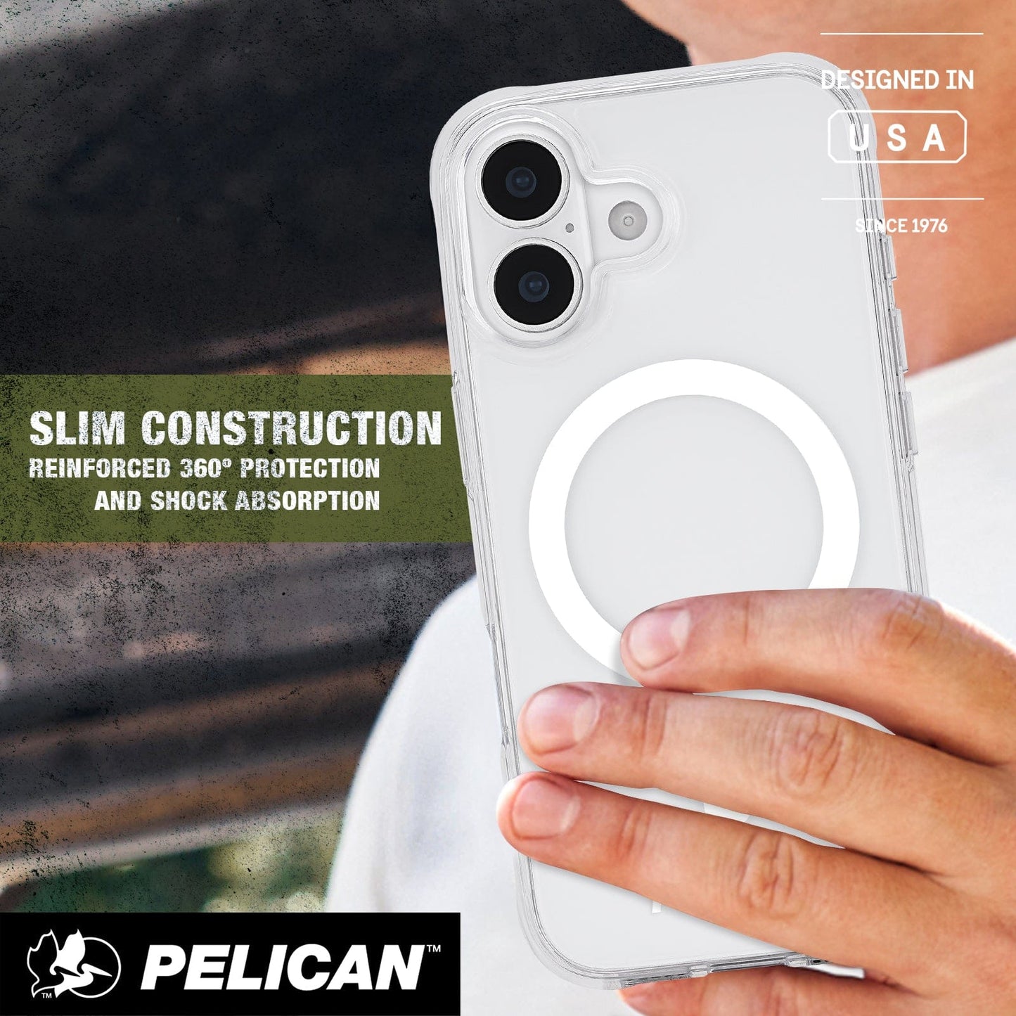 Pelican Ranger Clear MagSafe - iPhone 17