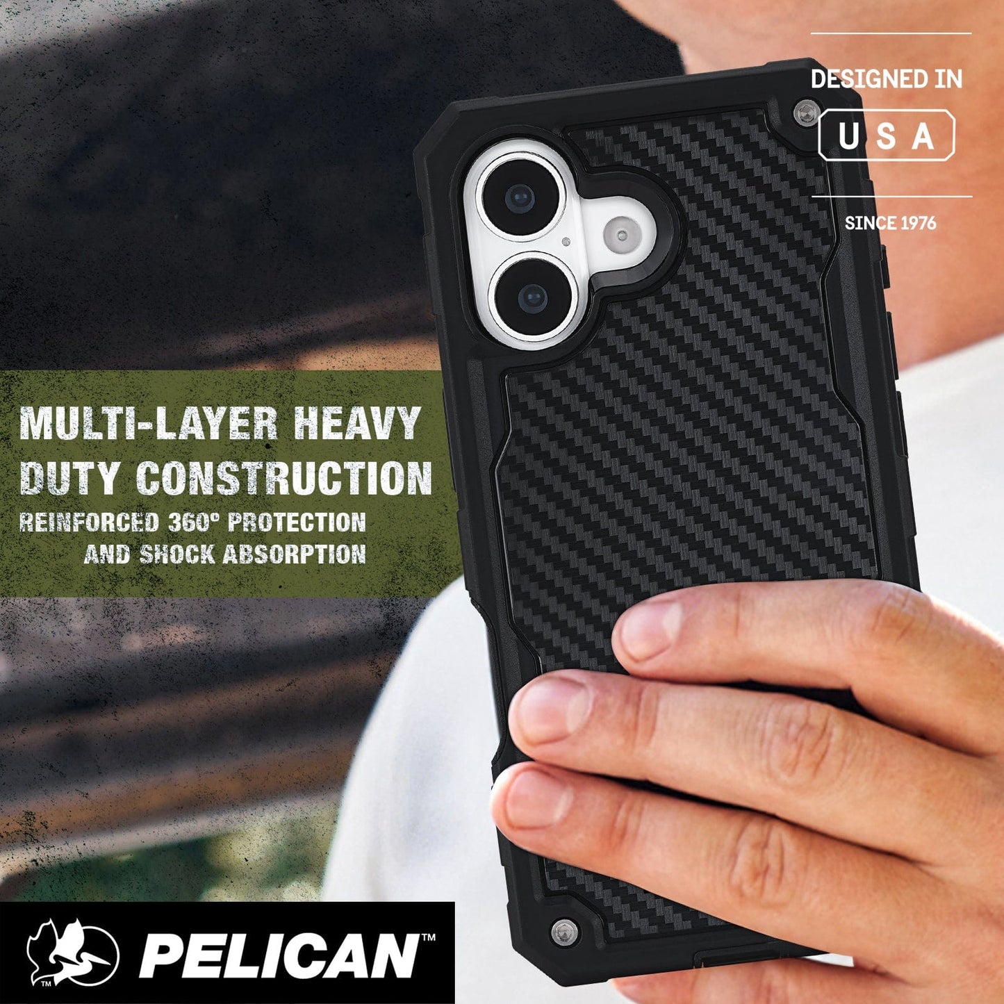 Pelican Shield Carbon MagSafe - iPhone 17